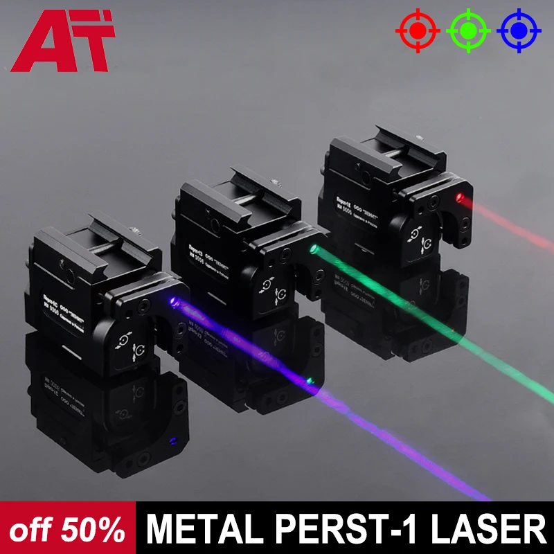 

Zenitc Tactical PERST-1 Aiming Laser Pointer Red Green Blue Dot Sight Laser Airsoft Lower Hanging Hunting Weapon Pistol Light