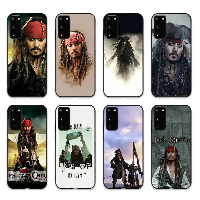 

Disney Pirates Of The Caribbean Jack Phone Case for Samsung S10 21 20 9 8 plus lite S20 UlTRA 7edge