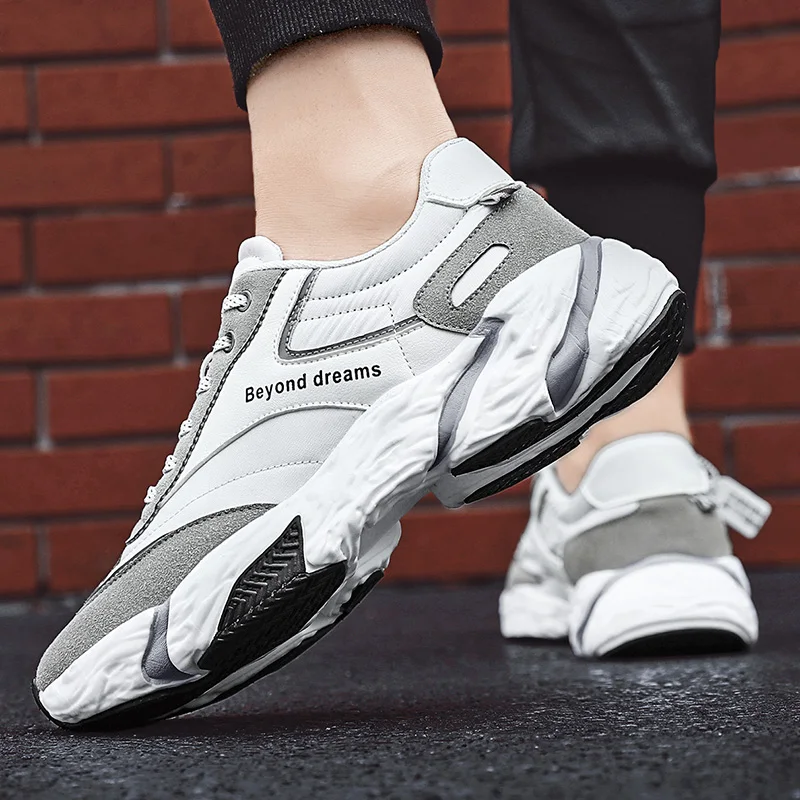 Men Sneakers Breathable Basketball Shoes for Men Youth Trend Sport Shoes Lace-Up Outdoors Trainers Zapatillas Hombre