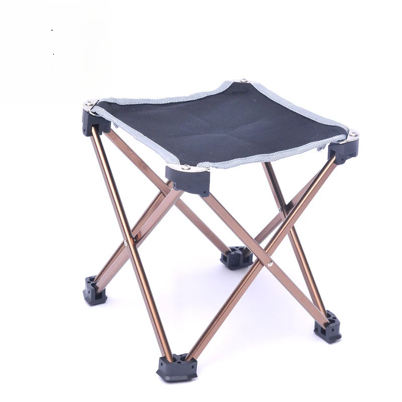 

Outdoor Folding Ultralight Aluminum Alloy Fishing Chair Barbecue Stool Folding Stool Portable Camping Camp Chair