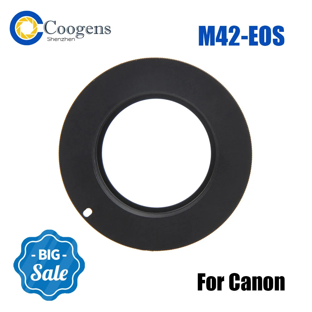 

Aluminum M42 Mount Lens Adapter Ring For Canon EOS EF Rebel XSi T1i T2i 1D 550D 500D 60D 50D 1000D EF 5DIII 5DII 5D 6D 7D DSLR