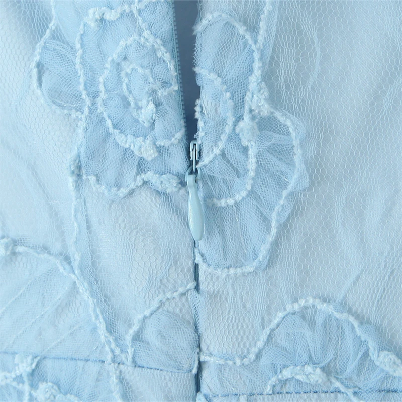 Новинка 2024 женское мягкое кружевное платье-комбинация KEYANKETIAN Xshape с вышивкой