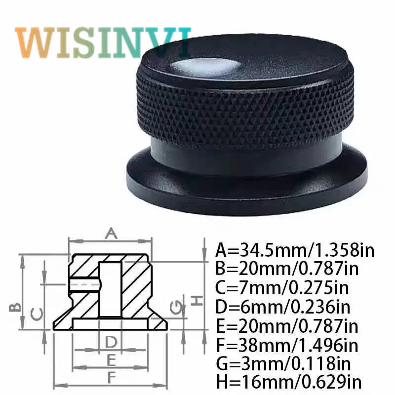 

Алюминиевая ручка для потенциометра