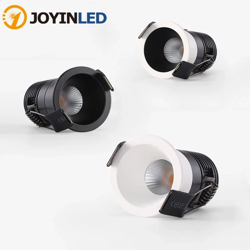 

Anti Glare Recessed COB LED Downlights 7W 9W 12W 15W 18W 20W Dimmable LED Ceiling Lamps LED Ceiling Spot Lights Indoor Lighting