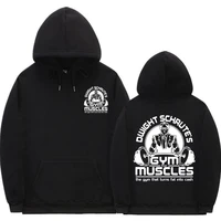 dwight schrutes gym for muscles the gym tha that turns fat into cash double sided printed hoodie men women oversized sweatshirt