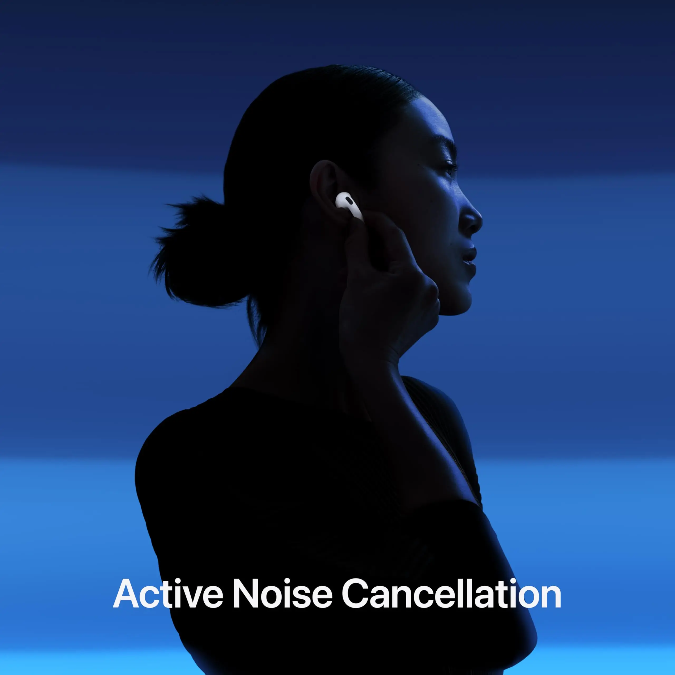 Фото Беспроводные наушники Apple AirPods 4, с активным шумоподавлением, адаптивное аудио, режим прозрачности, космическое аудио, беспроводная зарядка №3