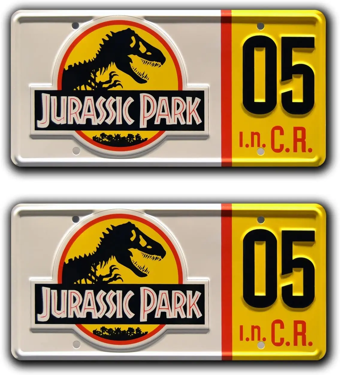 

Celebrity Machines Jurassic Park | Explorer Tour Vehicle 05 | Metal License Plates 1