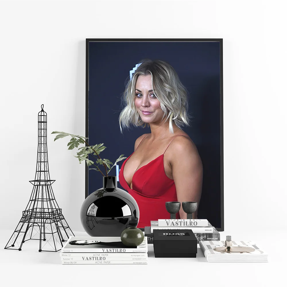 Плакат Кали Кристин Куоко черно-белый постер звезда Художественная печать