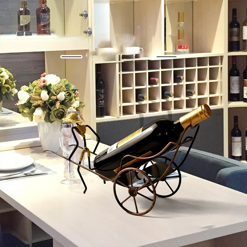 

Винная стойка в ностальгическом стиле, ретро-держатель для винных бутылок