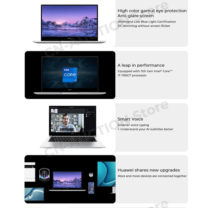 Ноутбук HUAWEI MateBook D 2022 дюйма 16 ГБ 512 14 дюймов |