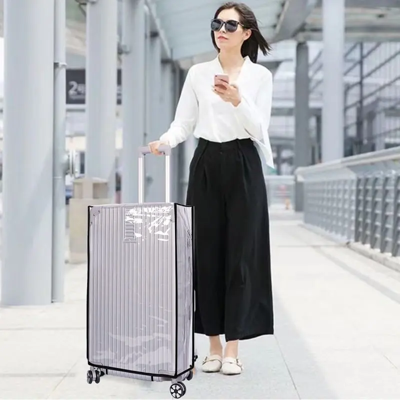 3 Sizes Luggage Suitcase Cover Set Simple Fashion Style Travel Luggage Covers 20