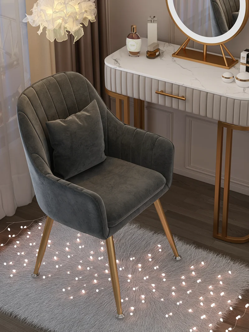 Nordic Ins Light Luxury Dining Chair Leisure Backrest Chairs