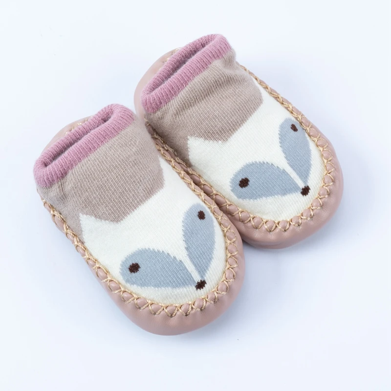 2022 Baby Socks With Rubber Soles Infant Baby Girls Boys Shoes Spring$ Autumn Newborn Floor Non-slip Toddle Soft Cartoon Sock
