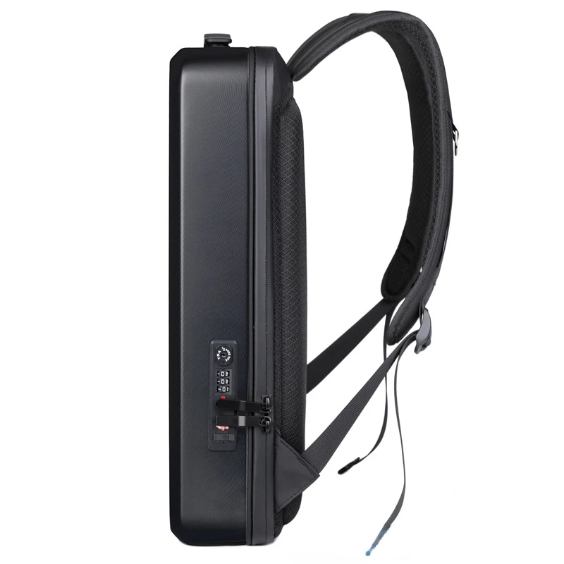 SPIDOR 2022 New Hard Shell Backpack Large Capacity ABS Laptop Bag USB Men's Backpack