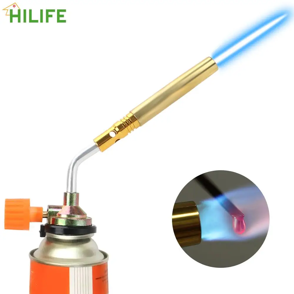 

Flamethrower Burner Butane Gas Blow Torch Hand Ignition Welding Torch Flame Gun Camping Welding BBQ Tool for cooking,soldering