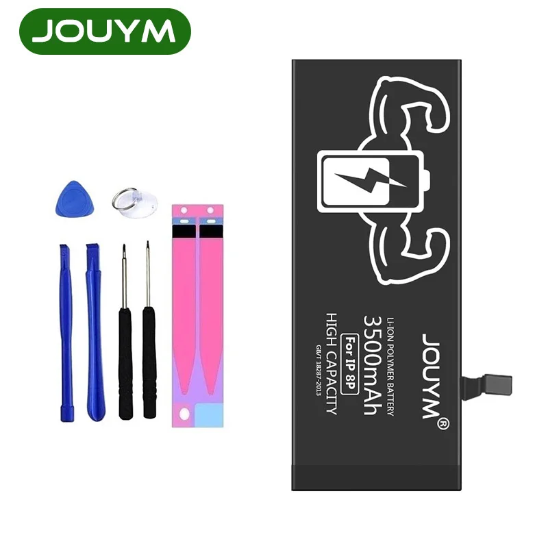Новая высококачественная батарея JOUYM с нулевым циклом для iPhone 7 8 6 6S PLUS 5 5S X XS MAX 6P 6SP