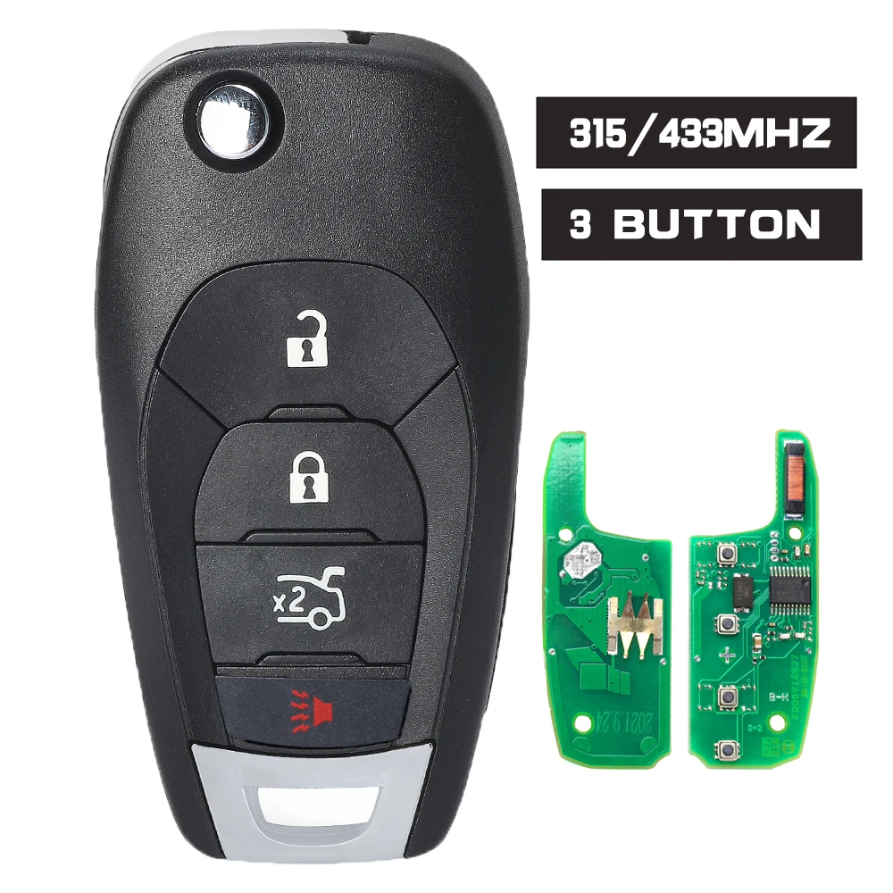 

KEYECU Φ 315 МГц, Φ 433 МГц ID46 дистанционный ключ для Chevrolet Cruze Trax Sonic Spark Cruze XL7 XL8 2016 2017 2018 2019