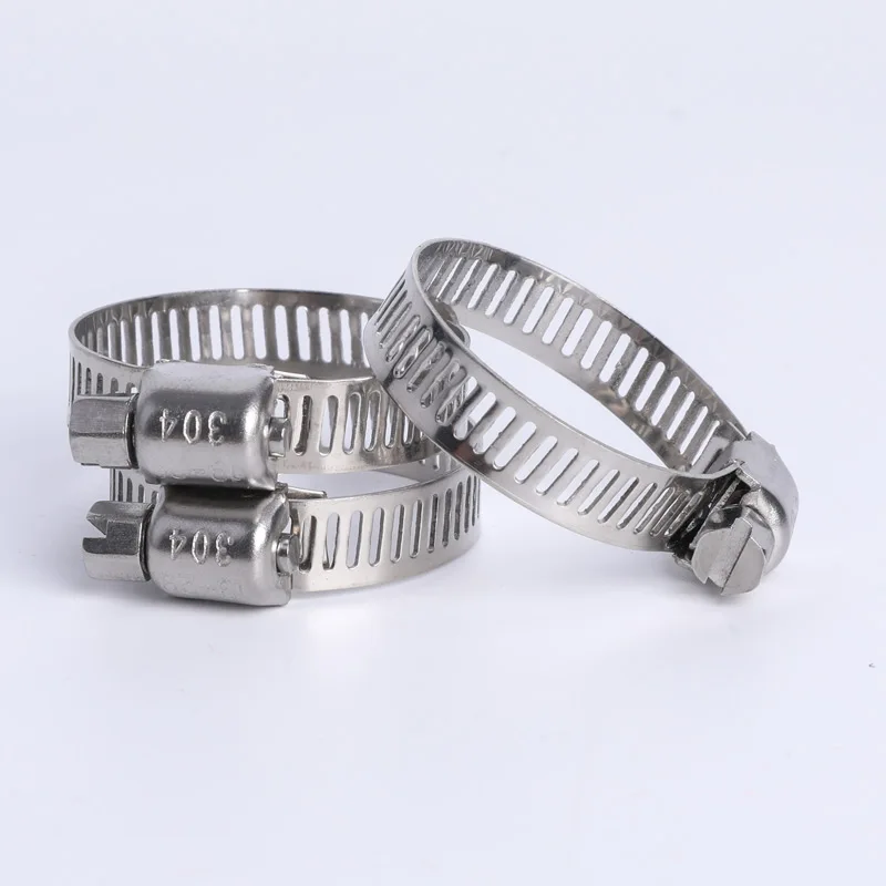 Регулируемая винтовая лента из нержавеющей стали хомуты для шлангов
