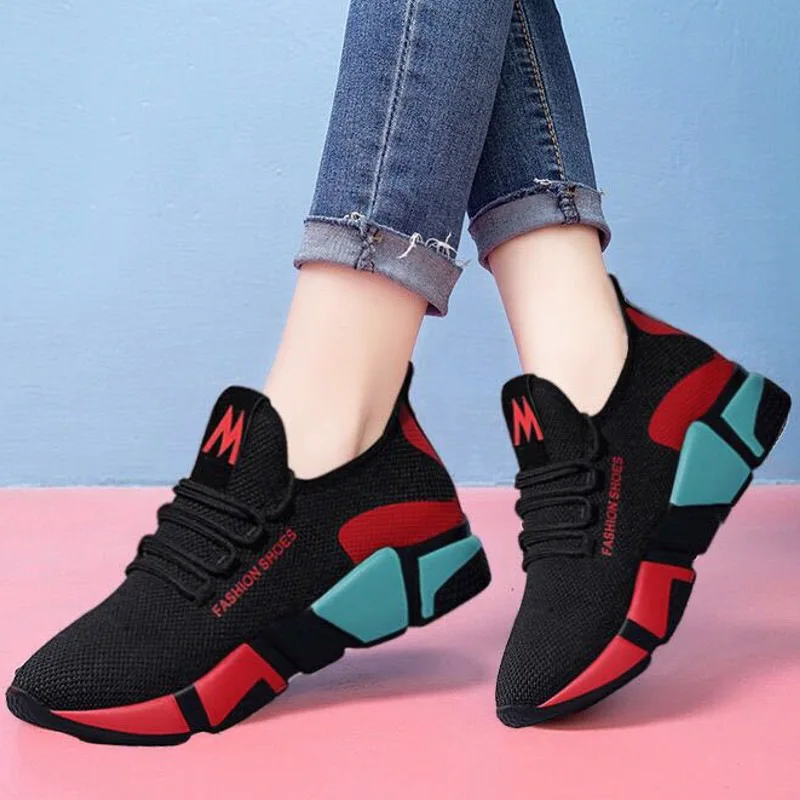 Nuove scarpe sportive Casual da donna 2022 Sneakers con piattaforma in Mesh traspirante femminile moda coreana scarpe da passeggio da corsa Zapatos Mujer