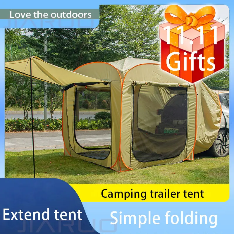 

Tent Car Suv Automobile Travel Tent Camping Outdoor Party Waterproof Roof Fishing Extended Tent Mosquito Proof Canopy Shelter