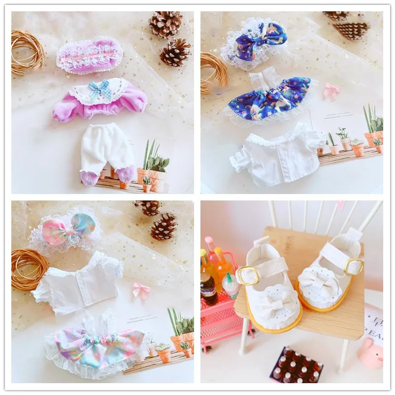

4 pcs/lot 20 cm Exo Doll Clothes Fairy Clothes Girl Toy Gift Push Up Our Generation Cool Stuff Kpop EXO idol Doll Accessories