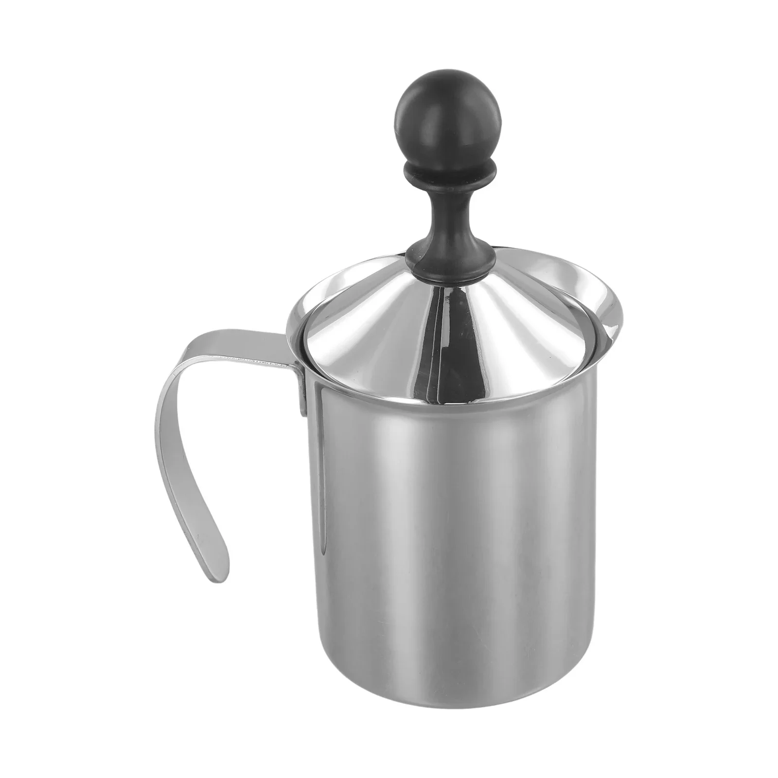 Двухслойный вспениватель молока емкостью 400 мл материал из нержавеющей стали