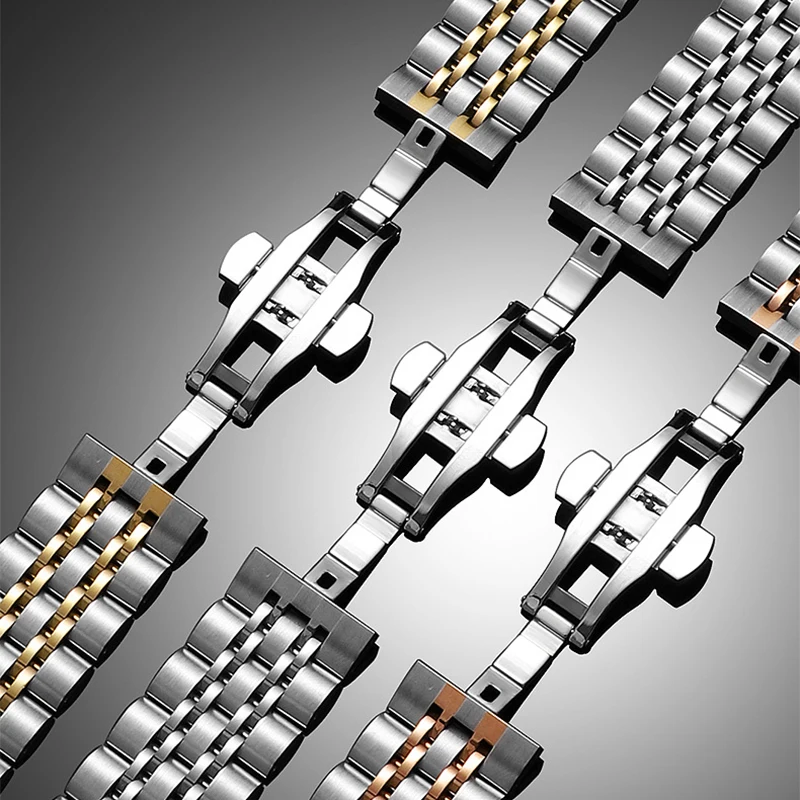 22mm 20mm Band for Samsung Galaxy Watch 3 41 45mm Gear S3 46mm 42mm Active2 40 44mm Stainless Steel Strap for Amazift BIP 2 GTR