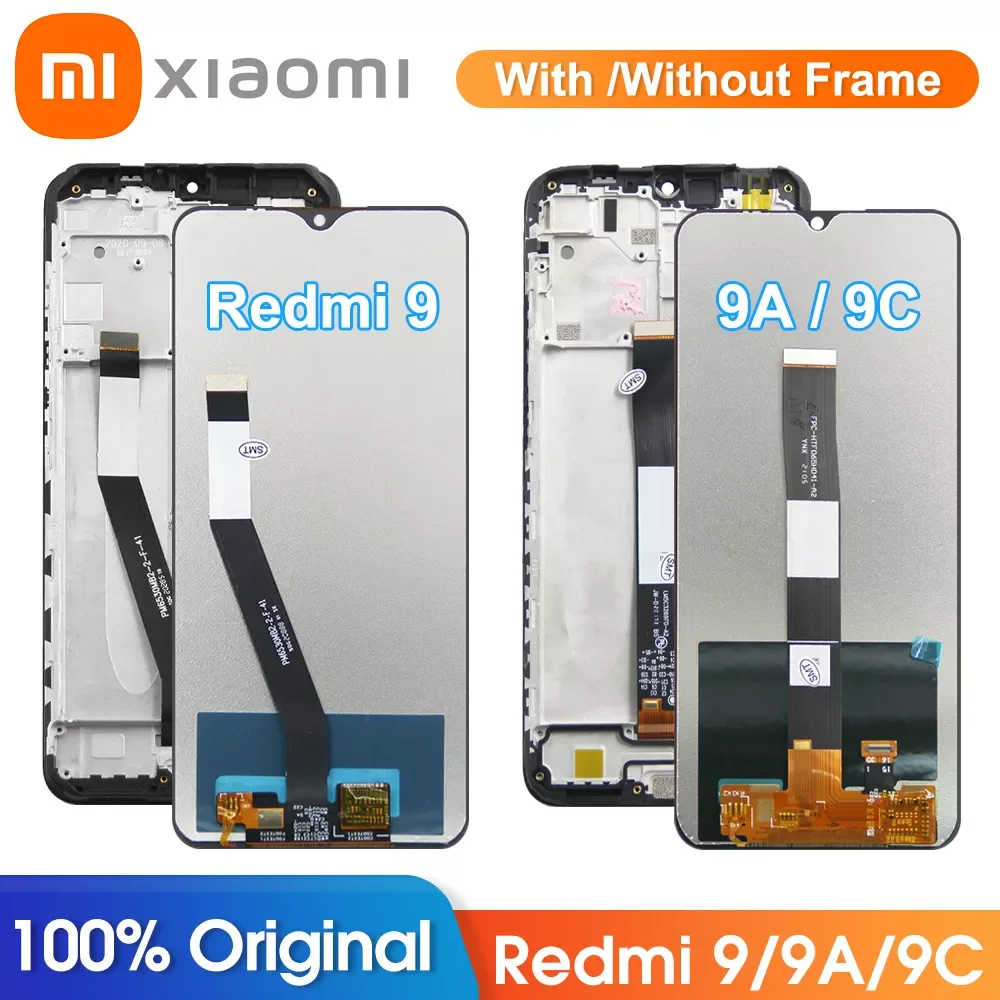 

NEW2023 Original 6.53'' Redmi 9 Display Screen with Frame, for Xiaomi Redmi 9A 9C M2006C3MG Lcd Display Touch Screen Dig
