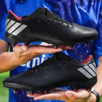 professional unisex soccer shoes long spikes tf ankle football boots outdoor grass cleats football shoes