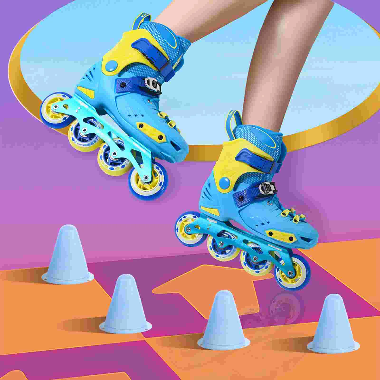

1 Set Portable Skates Bag Skating Shoes Bag Large Capacity Pouch Roller Skates Bag for Sports Storage