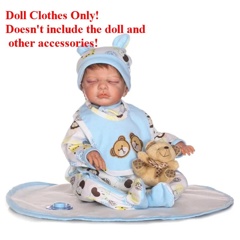 Одежда для куклы подходит кукол реборн 55 см 57 22 дюйма наряд мальчиков и девочек npk