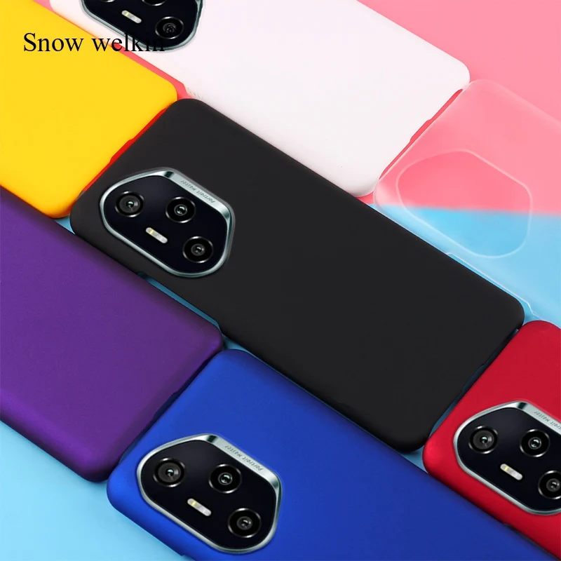 Для Honor 300 Pro новый разноцветный прорезиненный матовый жесткий пластиковый чехол