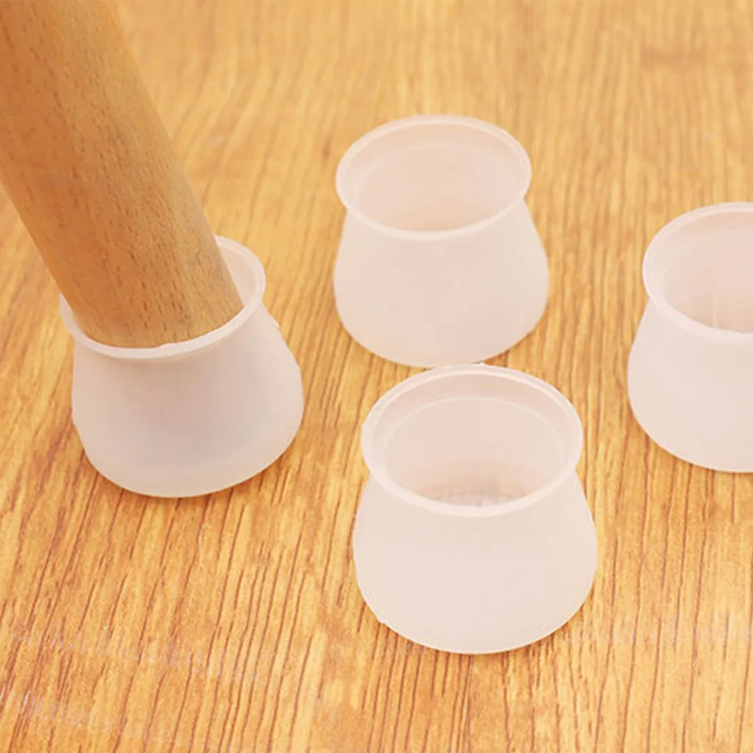 

20pcs PVC Furniture Leg Protection Cover Table Feet Pad Floor Protector For Chair Leg Floor Protection Anti-slip Table Legs