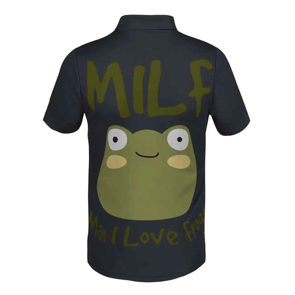 Милф забавные мужские рубашки с мемом Мужская модная 3D Рубашка надписью I Love Frogs