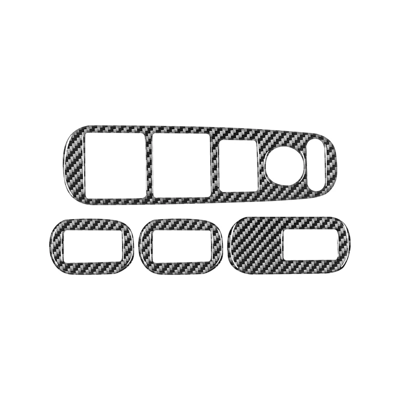 

Наклейка на панель переключателя стеклоподъемника, наклейка из углеродного волокна для Honda XR-V Vezel 2015-2020 LHD, аксессуары для интерьера