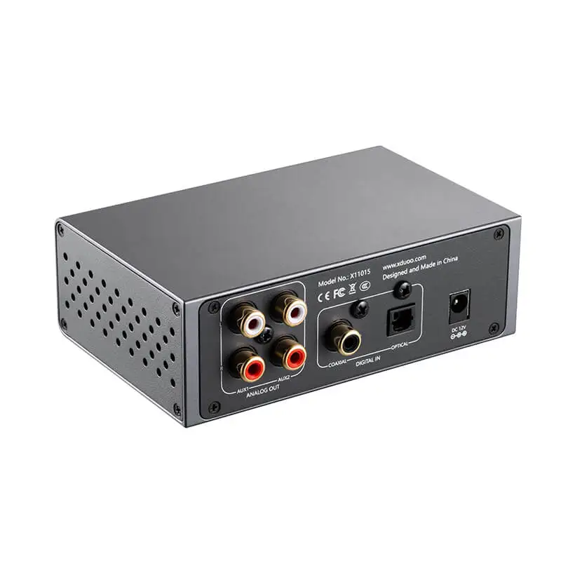Фото Декодер XDUOO MU-602 Spdif DAC с поддержкой 192 кГц/24 бит, два выхода RCA, высококачественный цифровой ЦАП MU602 для усилителей №5
