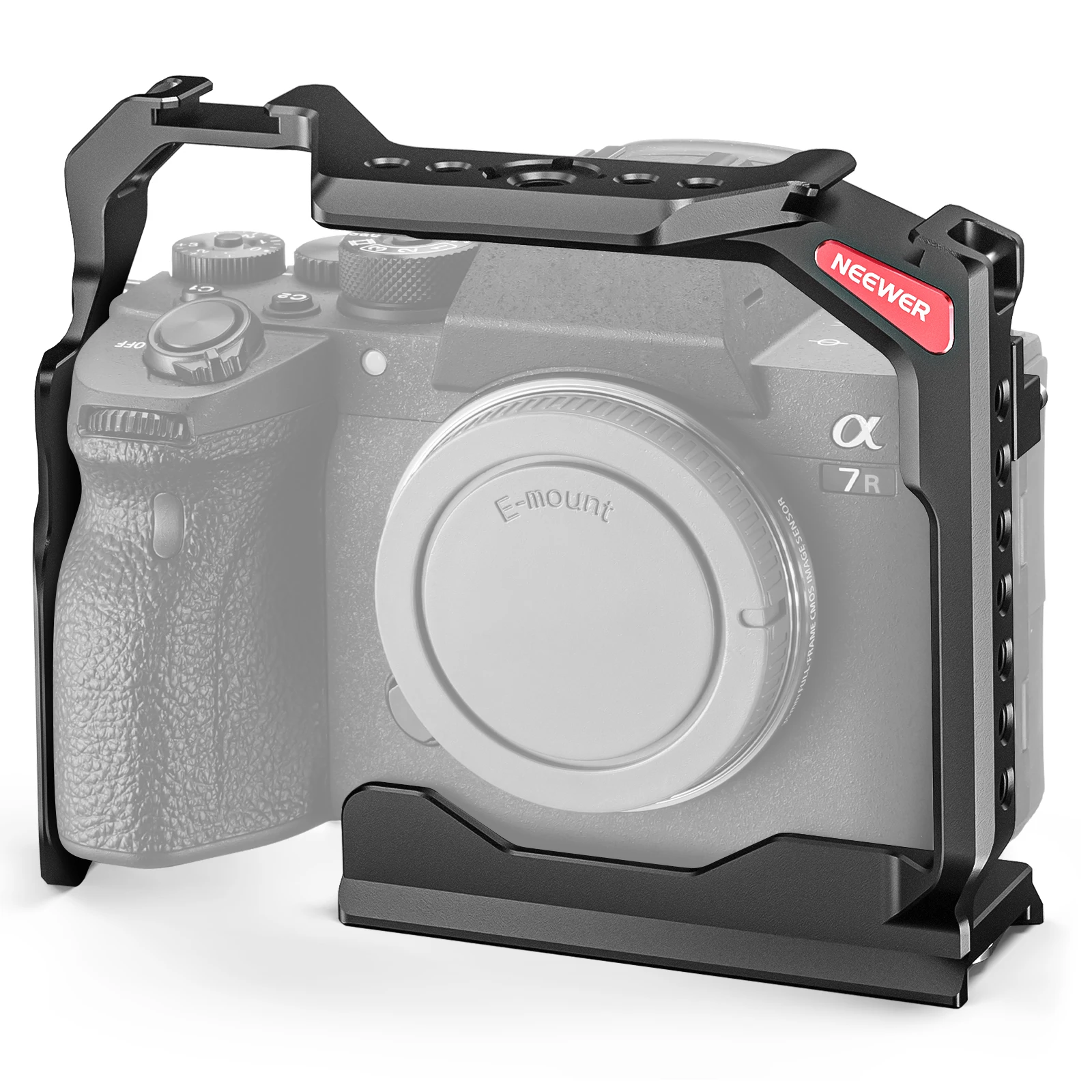 

NEEWER полная камера клетка совместима с Sony a7R V/a7R IV/a7 IV/a7S III/a1, алюминиевая видеокамера с полным доступом/Arca типа