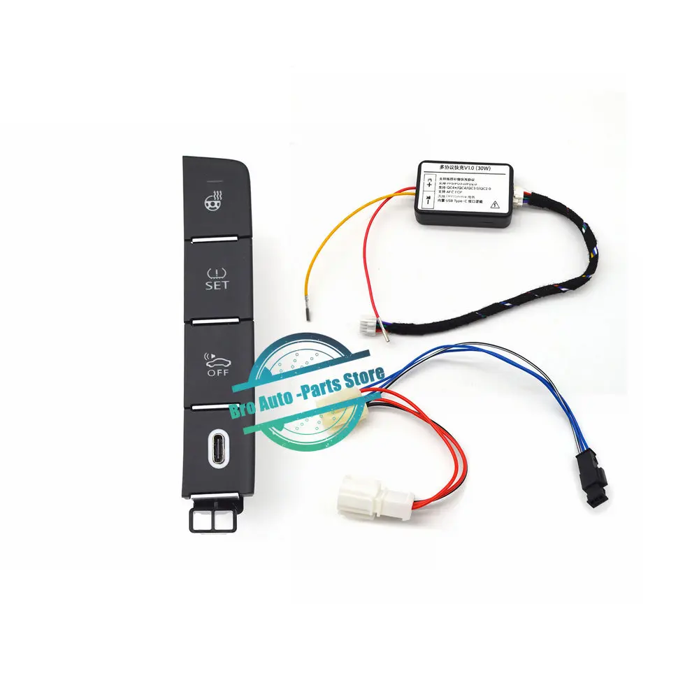 

Для VW Passat B8 8,5 Быстрая Зарядка порт 30 WiFi оригинальное место установки