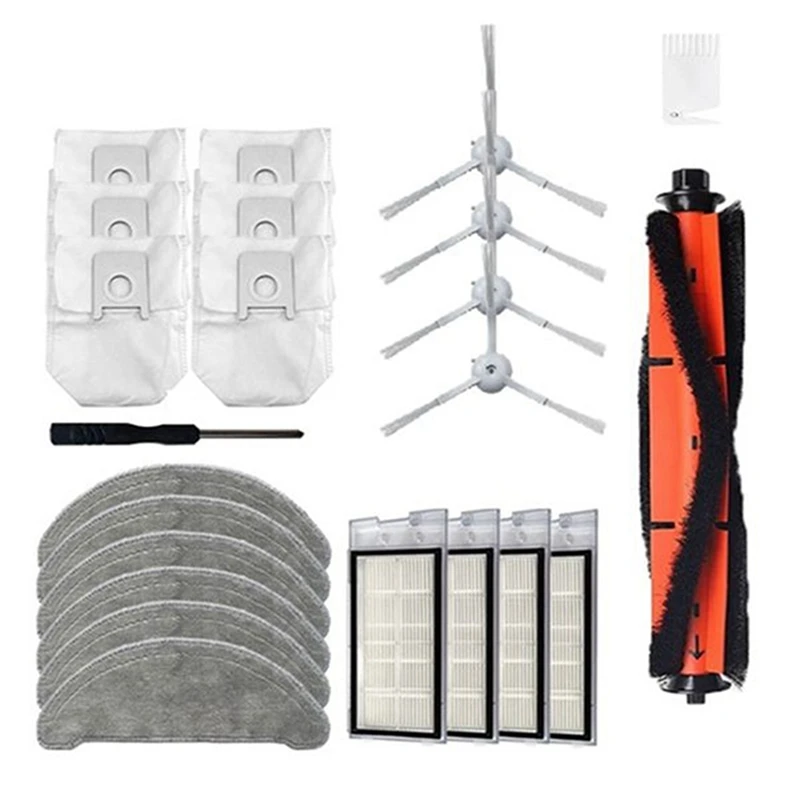 

Accessories For Xiaomi Roidmi EVE Plus Robotic Vacuum Cleaner Mop Cloth Hepa Filter Brush Dust Bag Replacement Parts