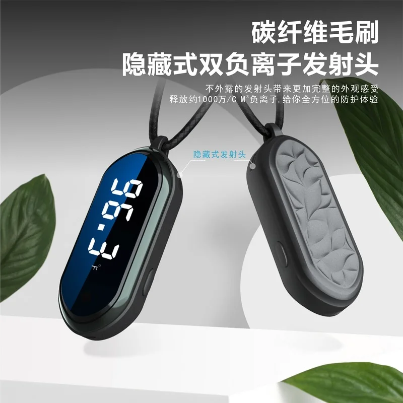 

Smoke Generator Smoking The New Portable Chain Round His Neck Clamp Small Mini Formaldehyde Secondhand Anion Air Purifier