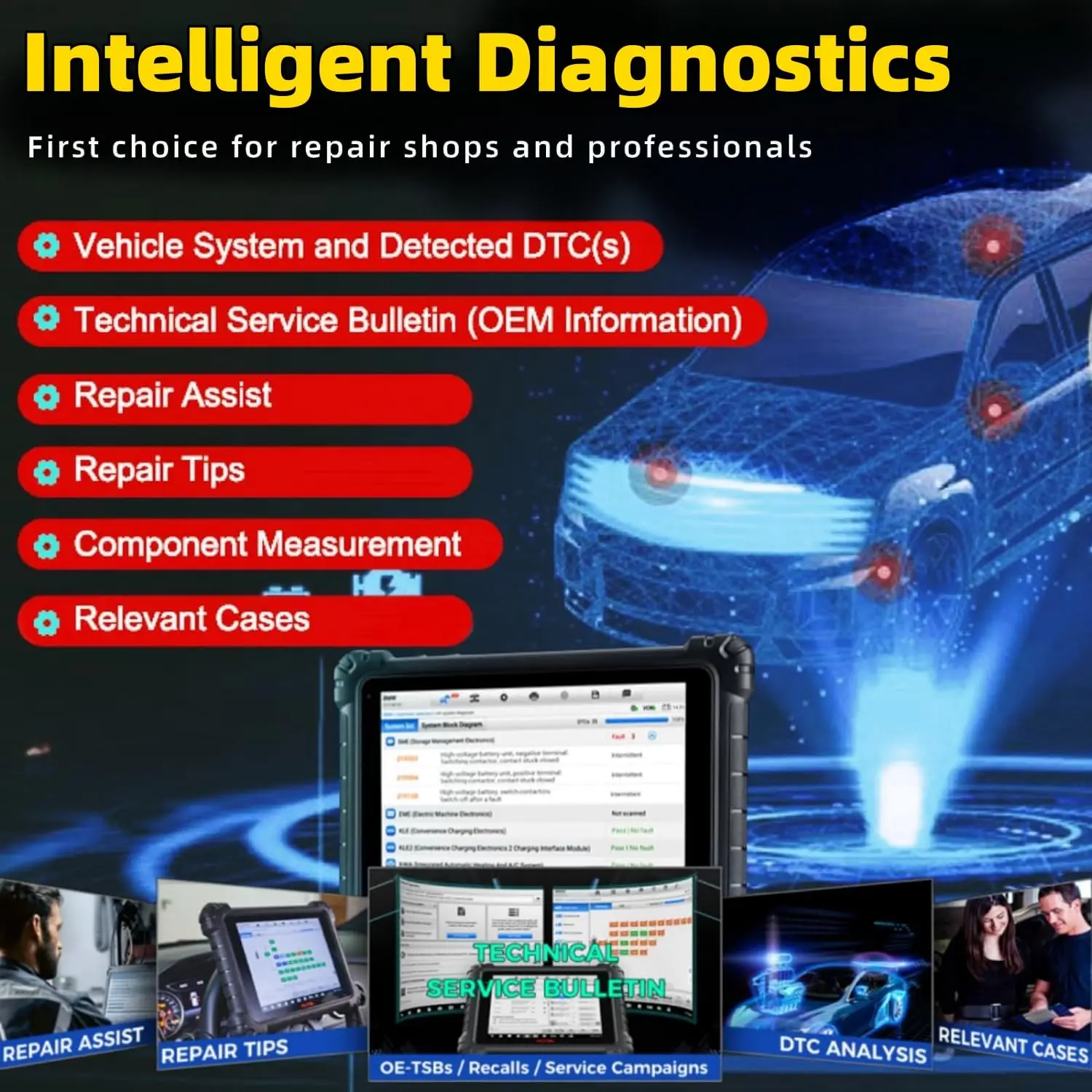 Autel MaxiSys Ultra EV обновленный MS919 MS909 2024 Топ сканер Интеллектуальный диагностический