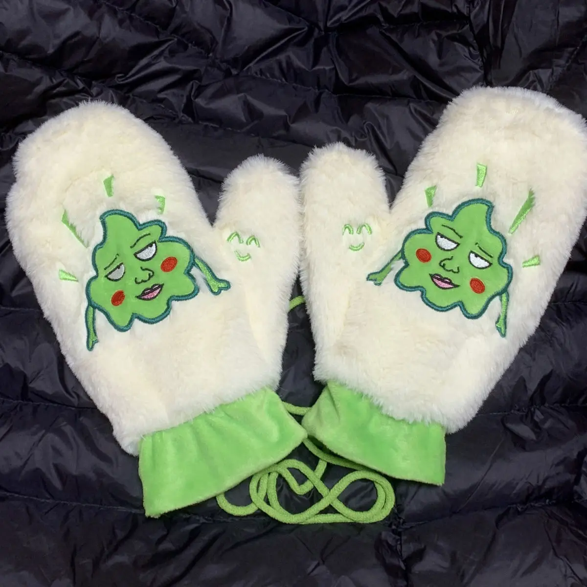 Аниме Mob Psycho 100 Mobu Saiko Hyaku Dimple пушистая перчатка для косплея варежки теплые