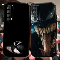 marvel venom cool phone case for huawei p smart z 2019 2021 p20 p20 lite pro p30 lite pro p40 p40 lite 5g carcasa
