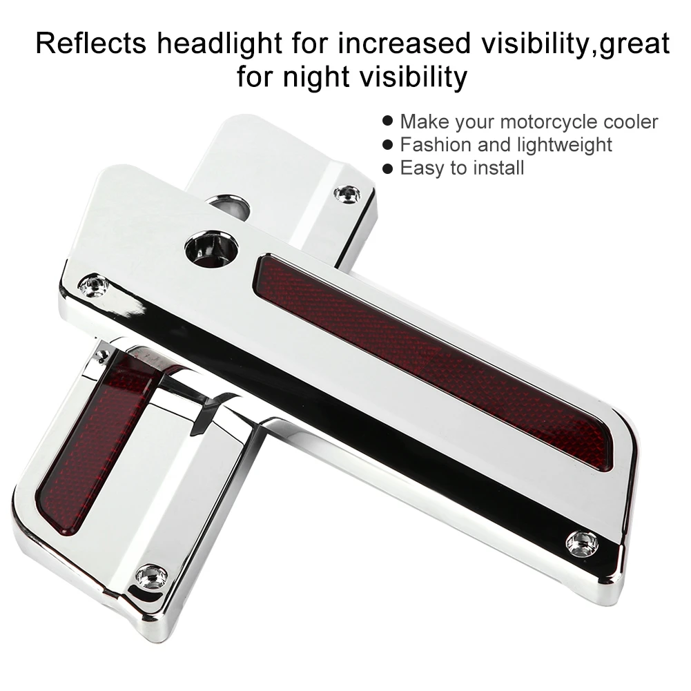 2 шт. Мотоциклетная седельная сумка защелка отражатели для Glide Touring 1994-2017