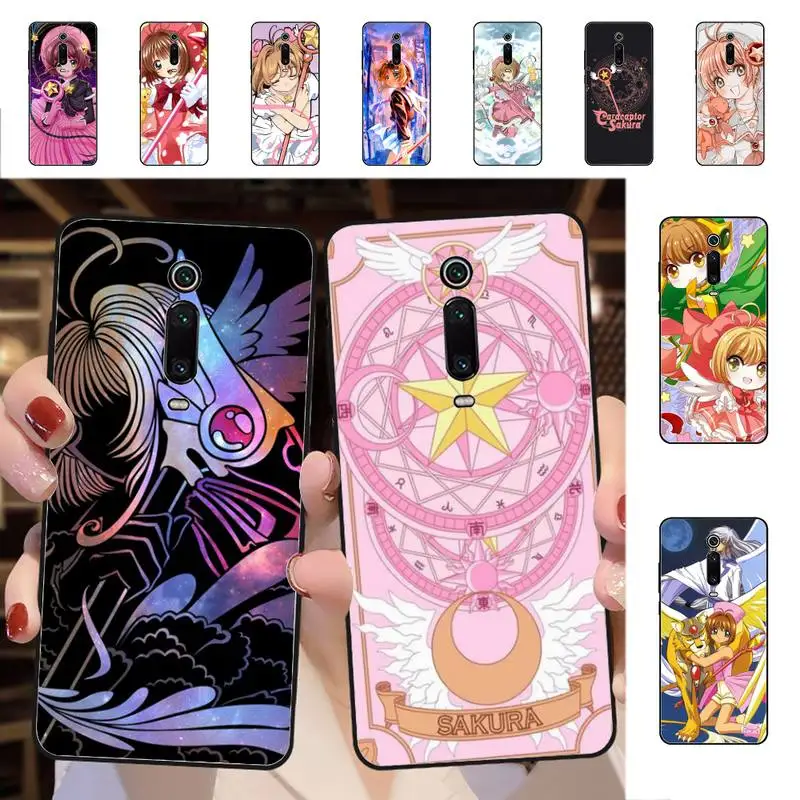 

CardCaptor Sakura Anime Phone Case For Redmi 5 6 7 8 9 10 plus pro 6 7 8 9 A GO K20 K30 K40 pro plus F3 Fundas