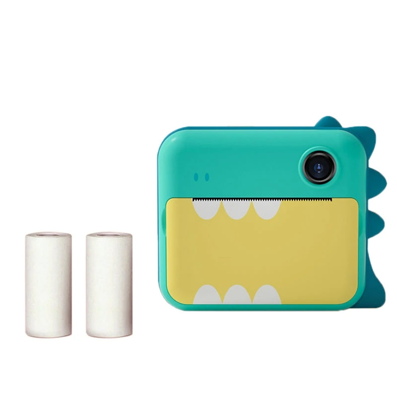 

Kids Instant Print Camera Birthday Gift 12MP Cartoon Cute Photo Video Digital Camera With Thermal Printing Paper