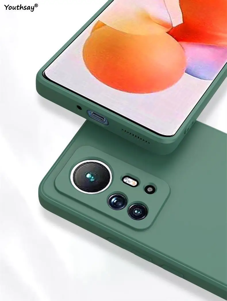 for xiaomi 12 pro case cover for xiaomi mi 12x 12 pro redmi note 11 pro 11s shell soft liquid silicone phone case for xiaomi 12 free global shipping