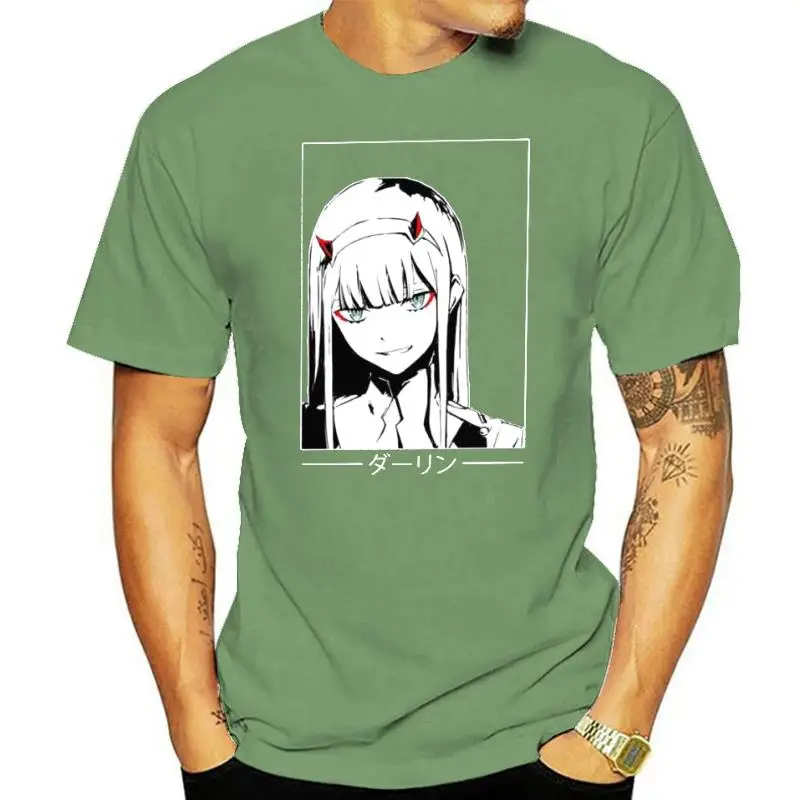 

Cool Zero Two T-Shirt Darling In The Franxx Movie T Shirt Men Cotton Tees Funny Plus Size Tops New Arrival Tshirt Tees Harajuku