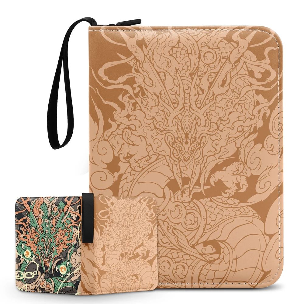 Папка для транзакционных карточек PTCG 9 карманов 900 бит держатель карт альбом с