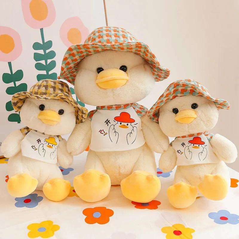 

Симпатичные мягкие игрушки из искусственной утки, плюшевые игрушки, Офисная Подушка для сна, удобная домашняя подушка, детский Декор, рожде...